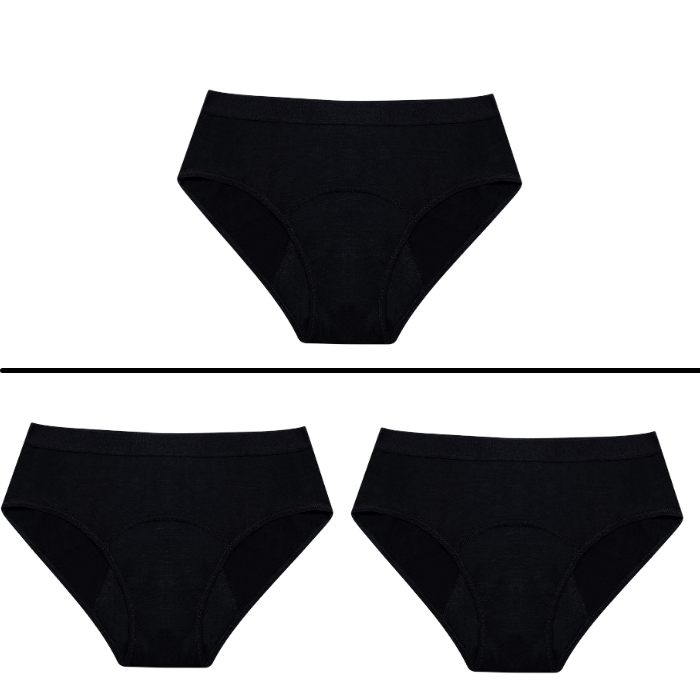 The Urinary Leak Pack 3 Panties | Ellza