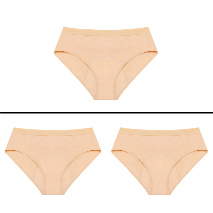 The Urinary Leak Pack 3 Panties | Ellza