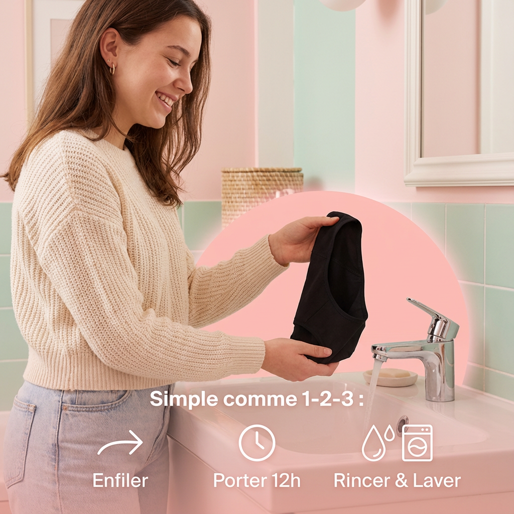 Culotte Ellza™ - Modèle Lilia (Taille Ado)