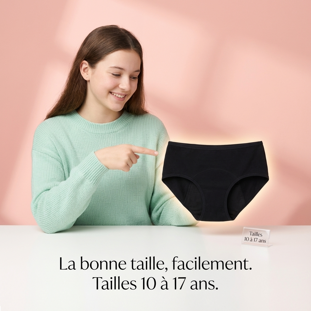 Culotte Ellza™ - Modèle Lilia (Taille Ado)